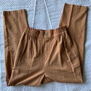 Cotton Women’s high waisted Pants WITH POCKETS